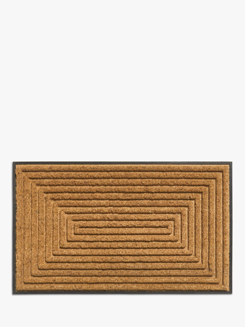 John Lewis diamond scraper door mat with coir pile, UK version