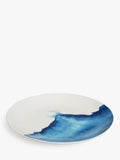 Rick Stein bone china round platter 36cm blue and white (British brand)