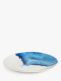 Rick Stein bone china round platter 36cm blue and white (British brand)