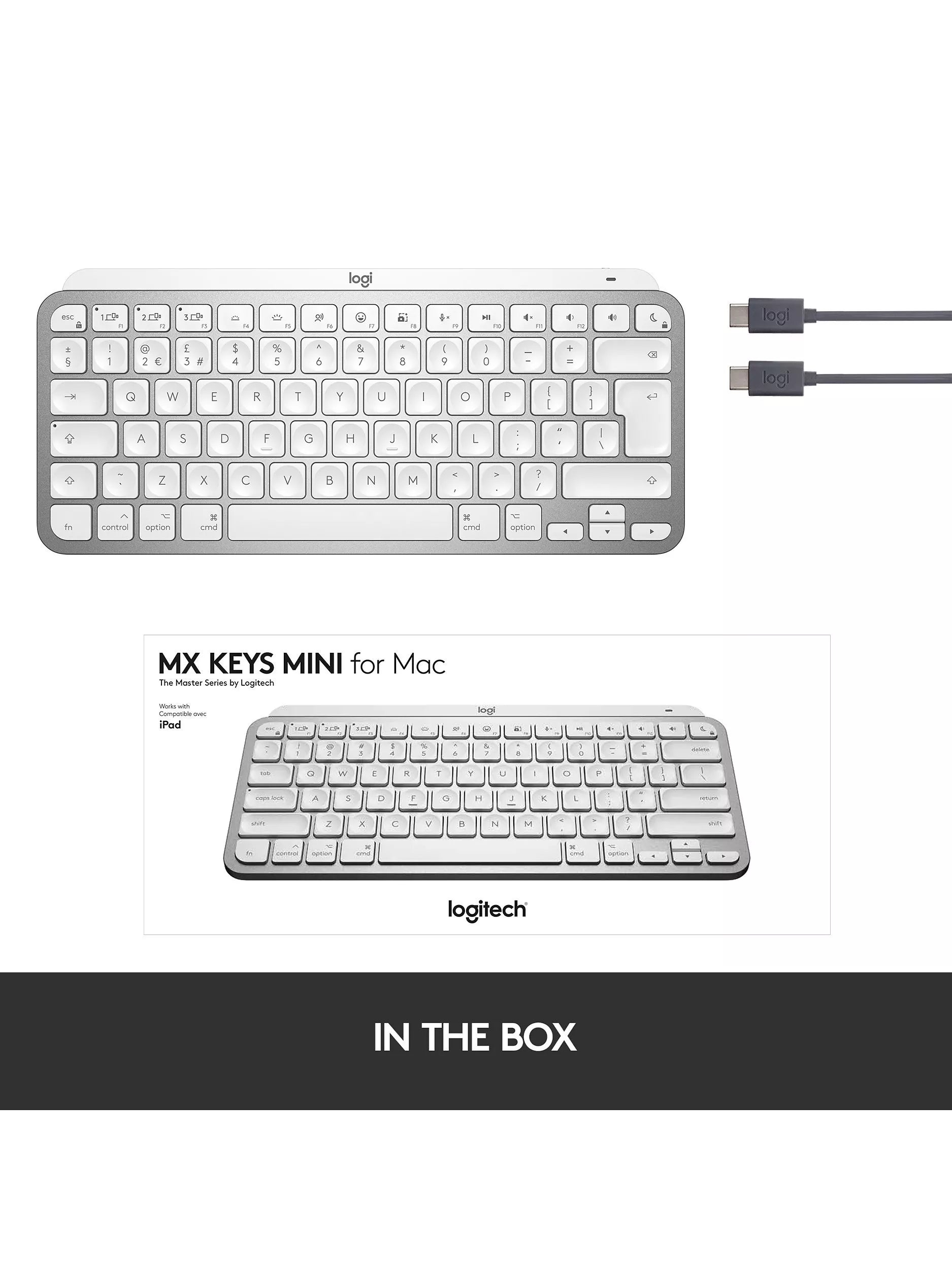 Logitech MX Keys Mini for Mac keyboard, imported from the UK