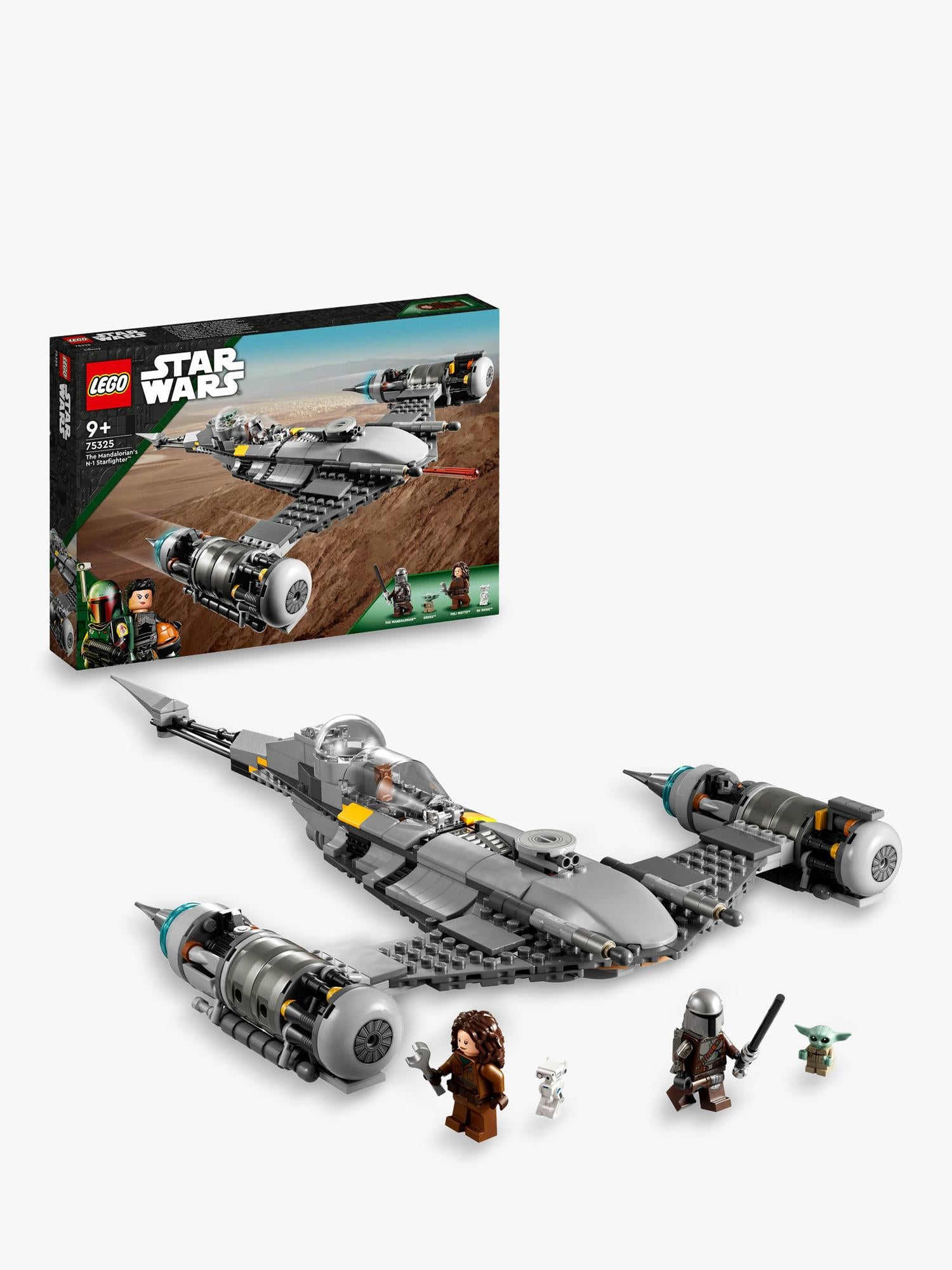 Lego Star Wars Mandalorian's N-1 Starfighter building set 412 pieces, UK version