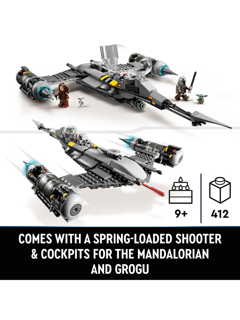 Lego Star Wars Mandalorian's N-1 Starfighter building set 412 pieces, UK version