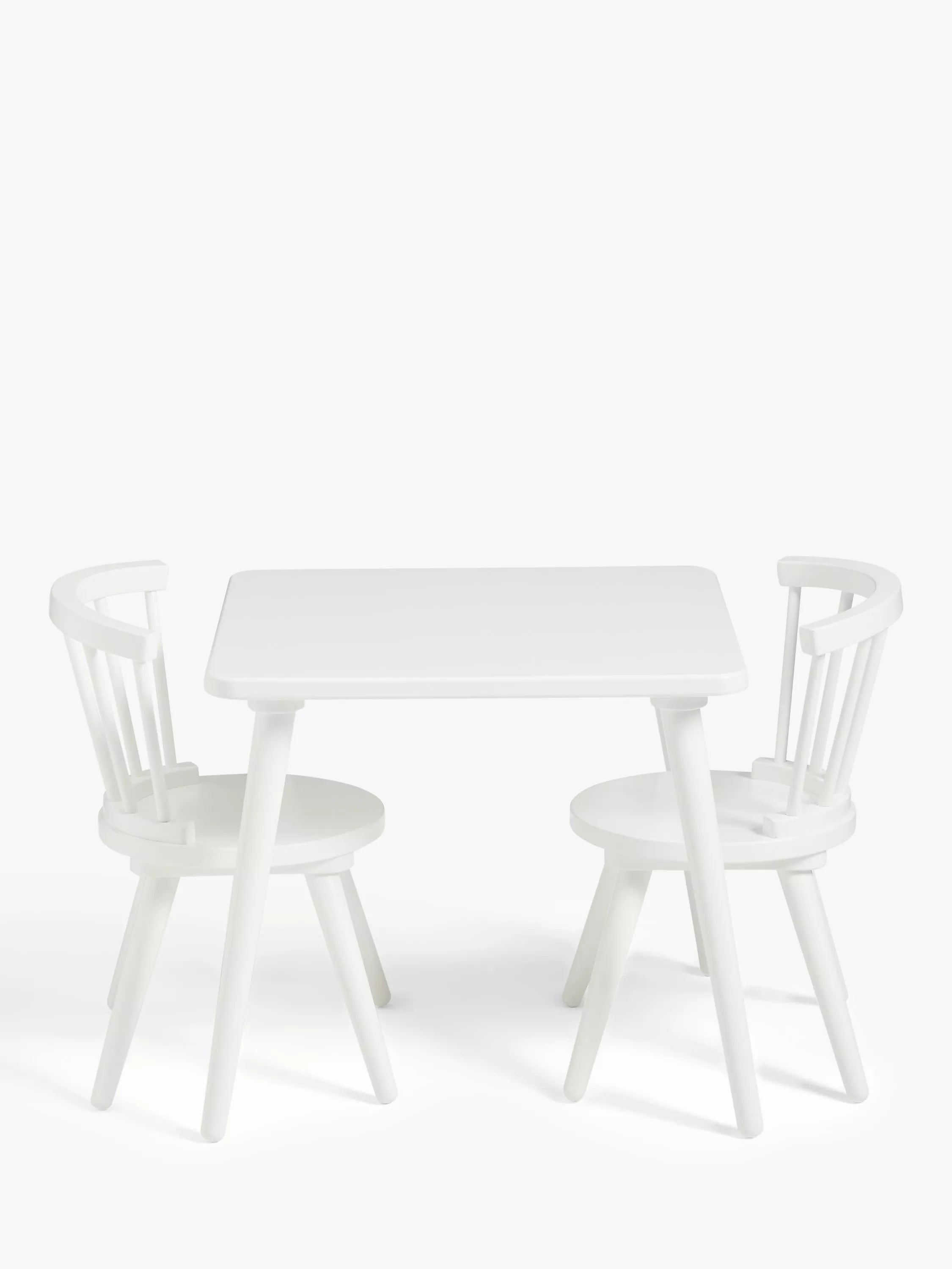 John Lewis white spindle kids table and chairs set - British product
