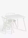 John Lewis white spindle kids table and chairs set - British product