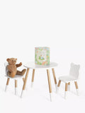 John Lewis bear table and chairs White/Natural, imported from the UK