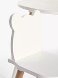 John Lewis bear table and chairs White/Natural, imported from the UK