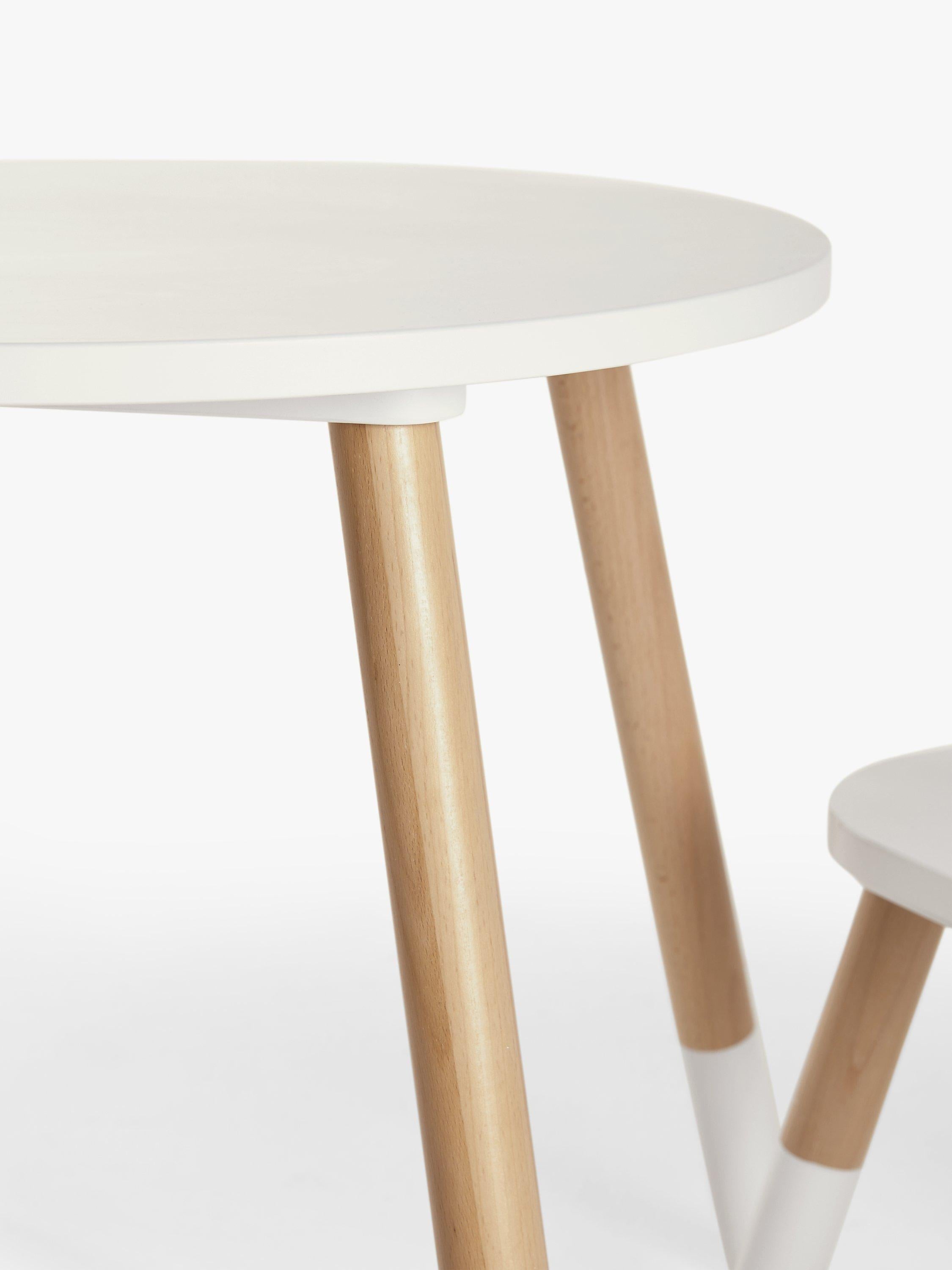 John Lewis bear table and chairs White/Natural, imported from the UK