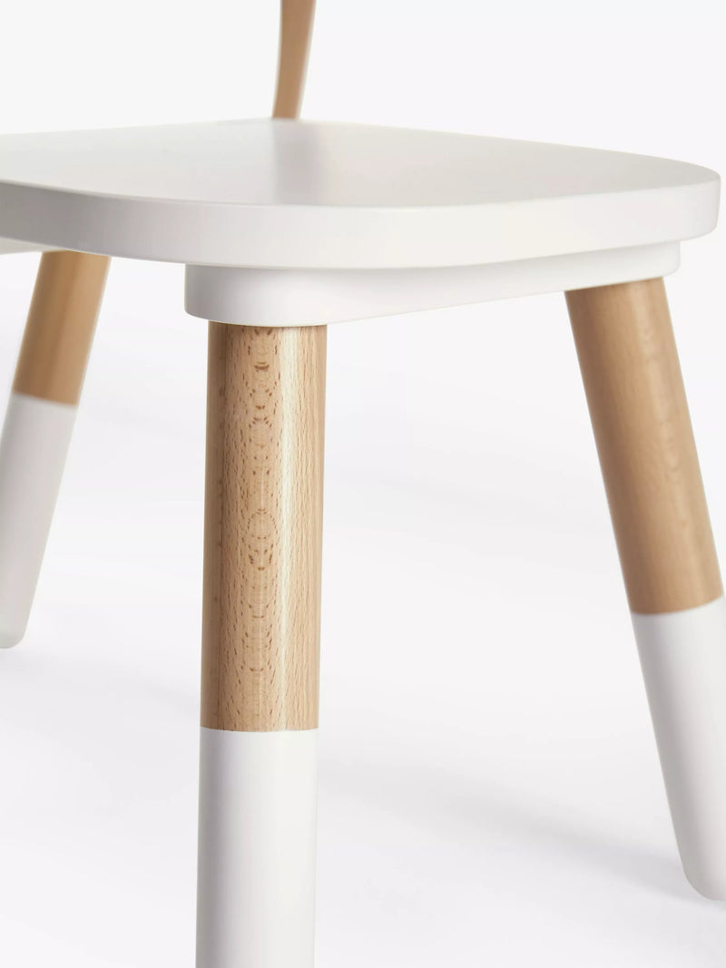 John Lewis bear table and chairs White/Natural, imported from the UK