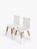 John Lewis bear table and chairs White/Natural, imported from the UK
