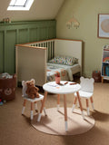 John Lewis bear table and chairs White/Natural, imported from the UK