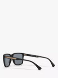 Emporio Armani square polarised sunglasses 56mm, UK version
