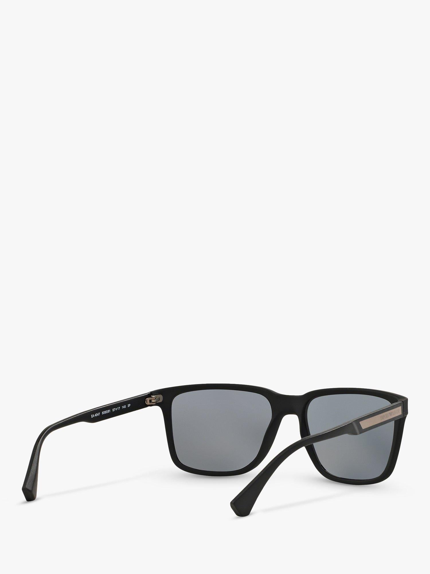 Emporio Armani square polarised sunglasses 56mm, UK version