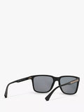 Emporio Armani square polarised sunglasses 56mm, UK version