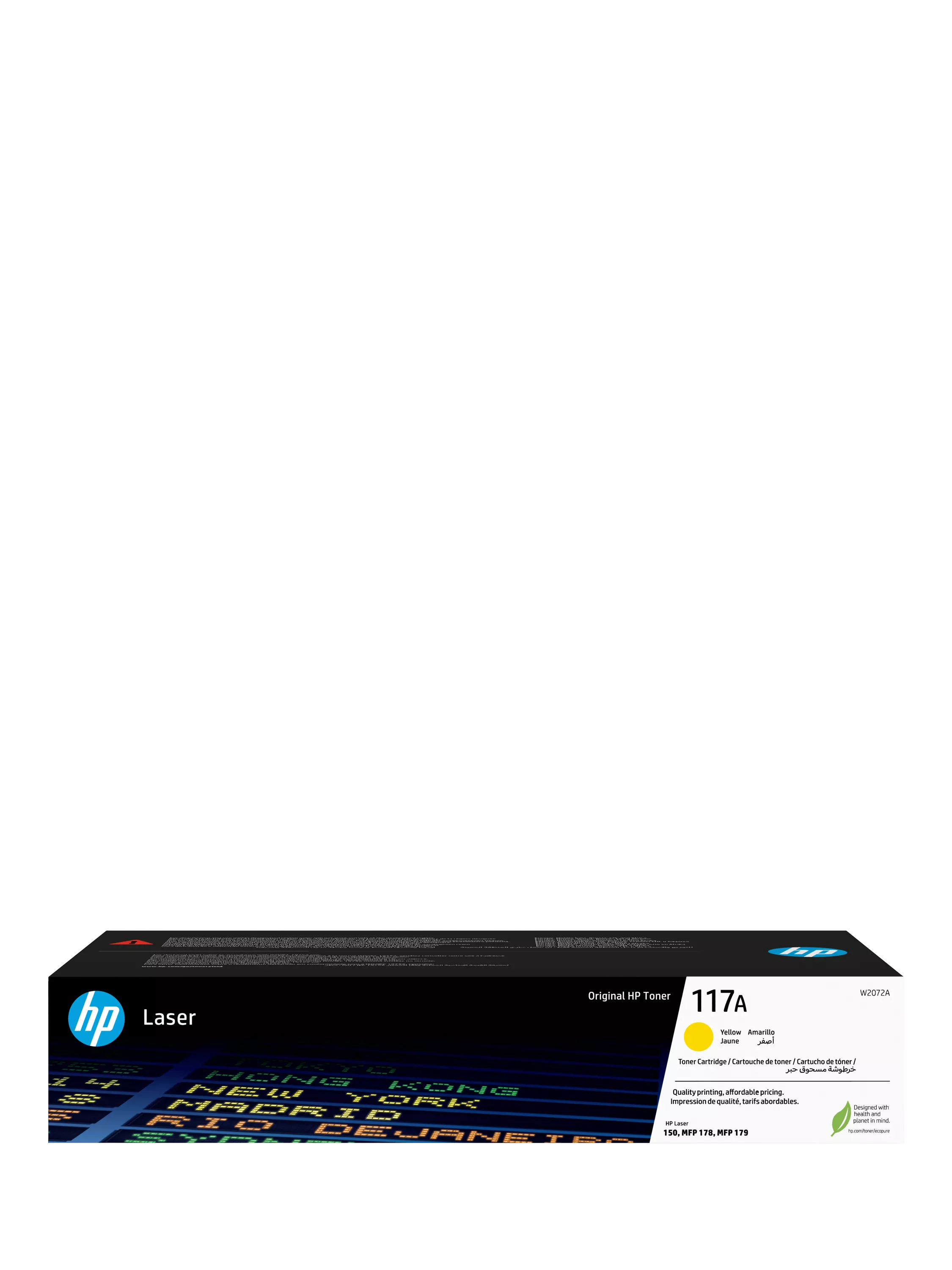 HP 117A yellow toner cartridge - British product