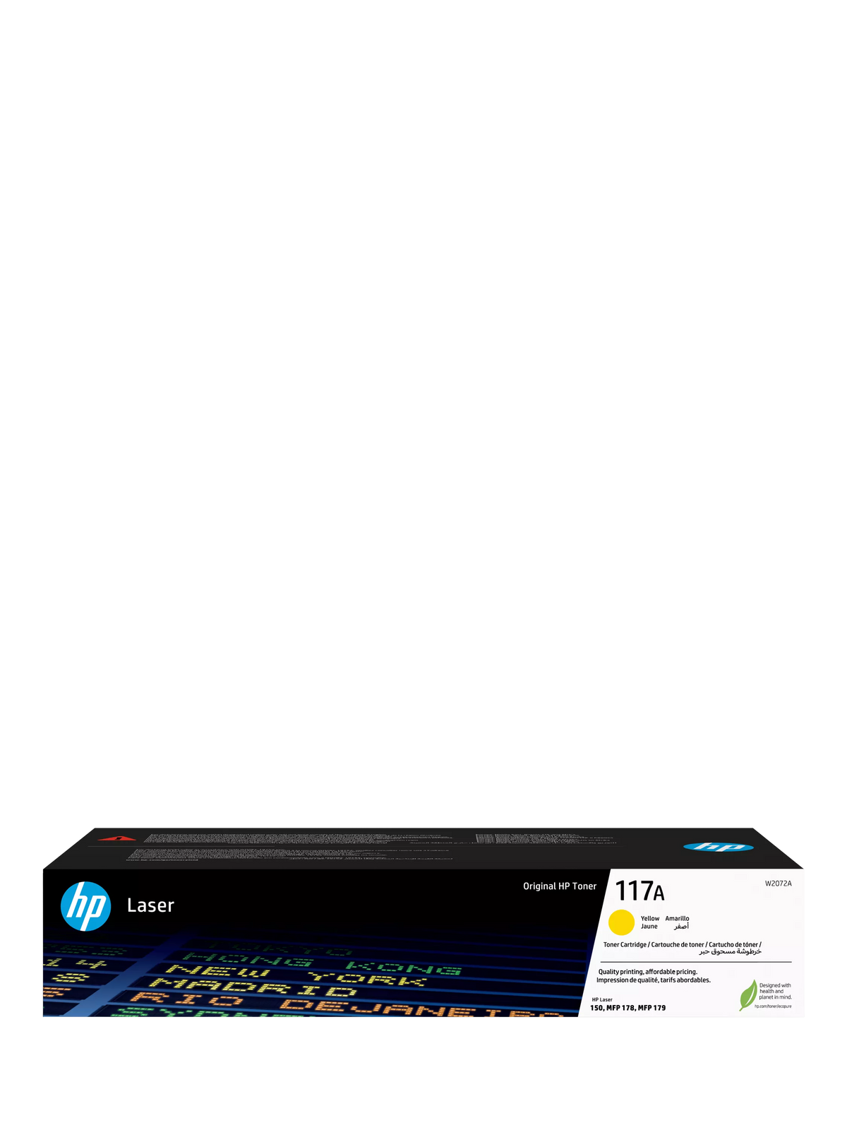HP 117A yellow toner cartridge - British product