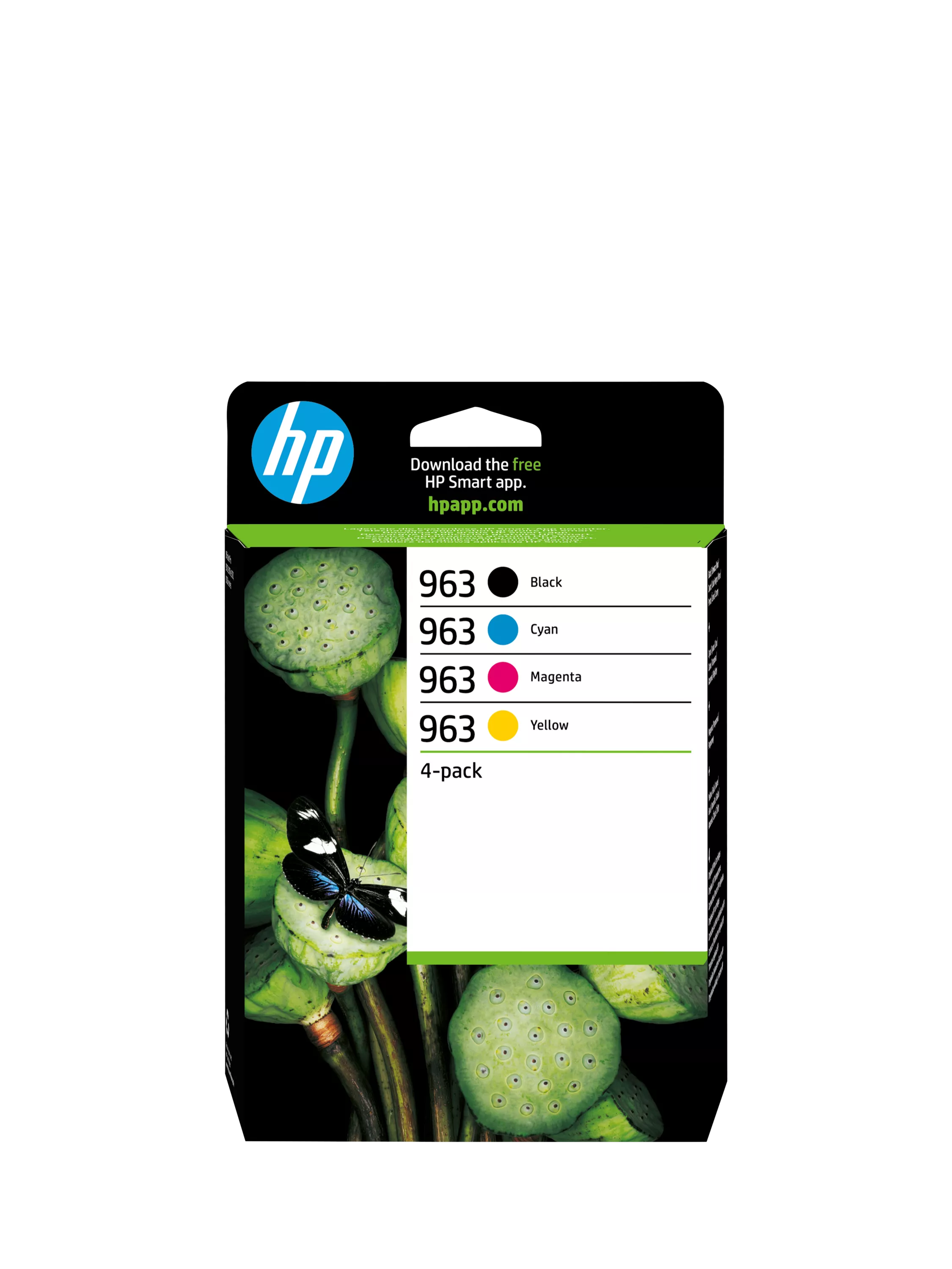 HP 963 ink cartridge multipack black cyan magenta yellow - British product