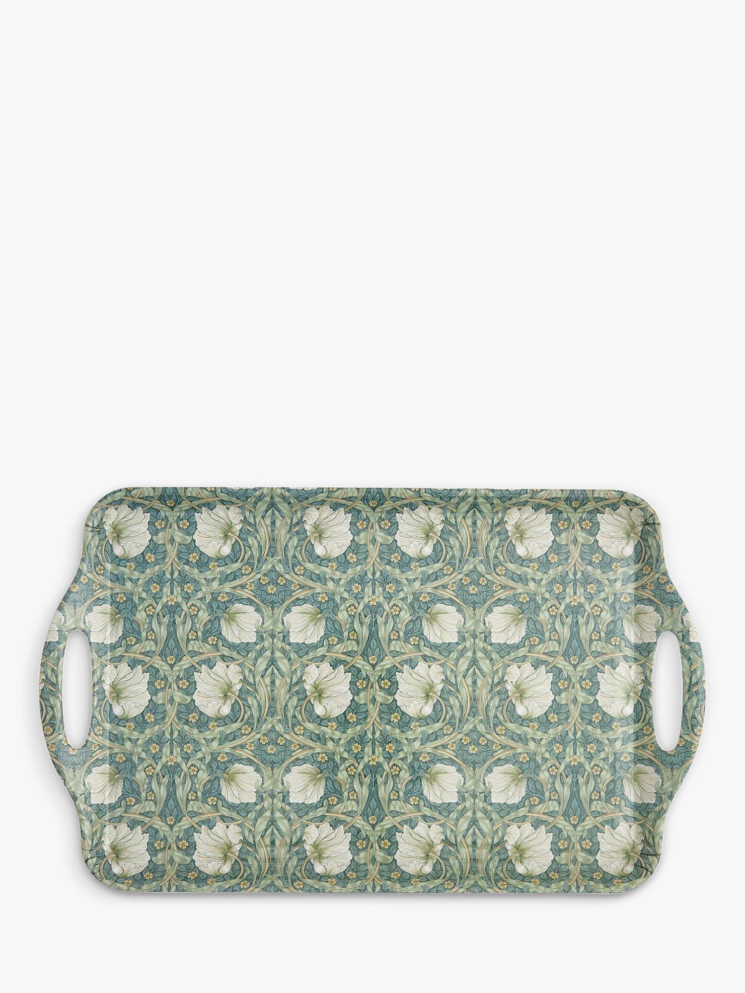 Morris & Co. large handled tray in green, imported from the UK