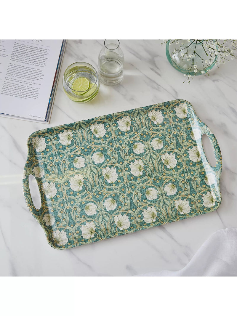Morris & Co. green handled tray, imported from the UK