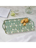 Morris & Co. large handled tray in green, imported from the UK