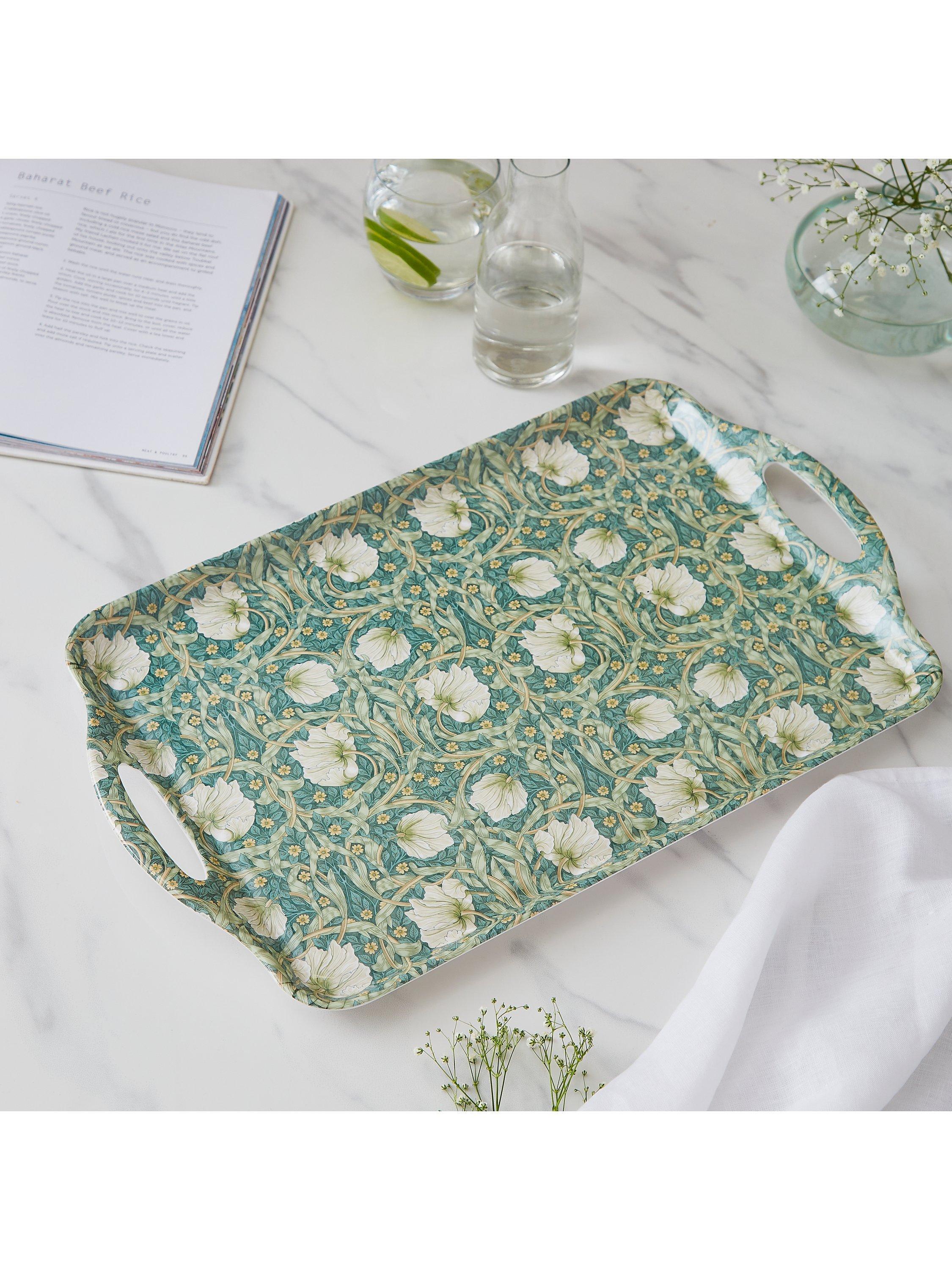 Morris & Co. green handled tray, imported from the UK