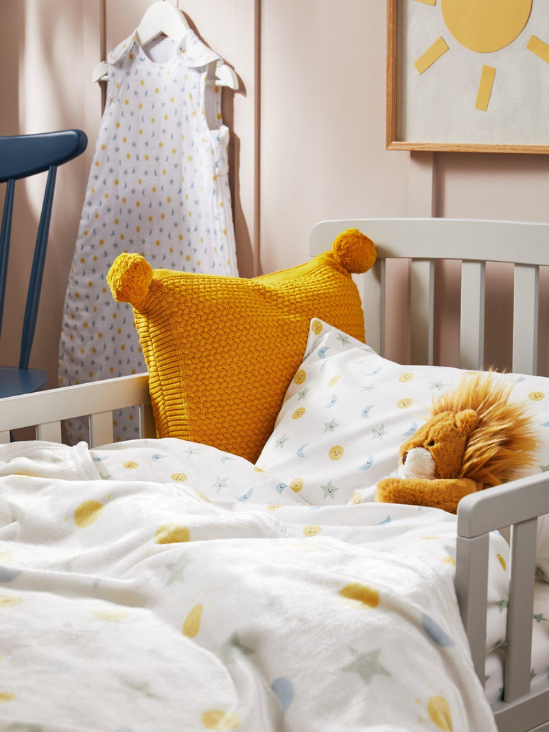 John Lewis baby fitted sheet pack of 2 cotbed, imported from the UK