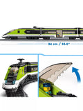 LEGO City Express Passenger Train building set 764 pieces, UK version