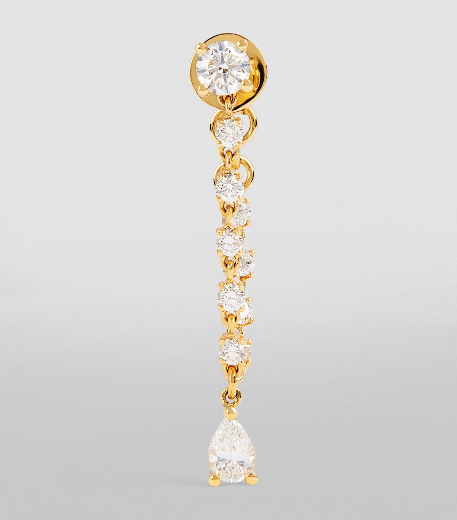 Anita Ko Olivia single earring yellow gold diamonds - British product
