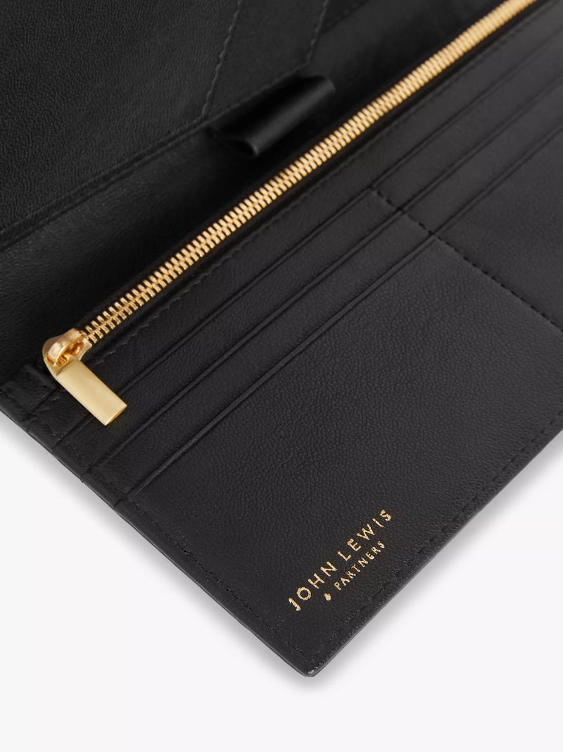 John Lewis leather travel wallet, imported from the UK