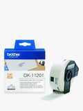 Brother label roll black on white 29x90mm, imported from the UK