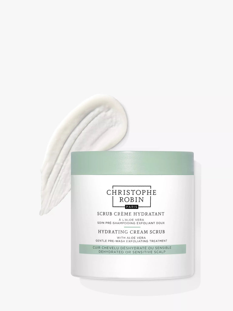 Christophe Robin Hydrating Cream Scrub with Aloe Vera, 250ml