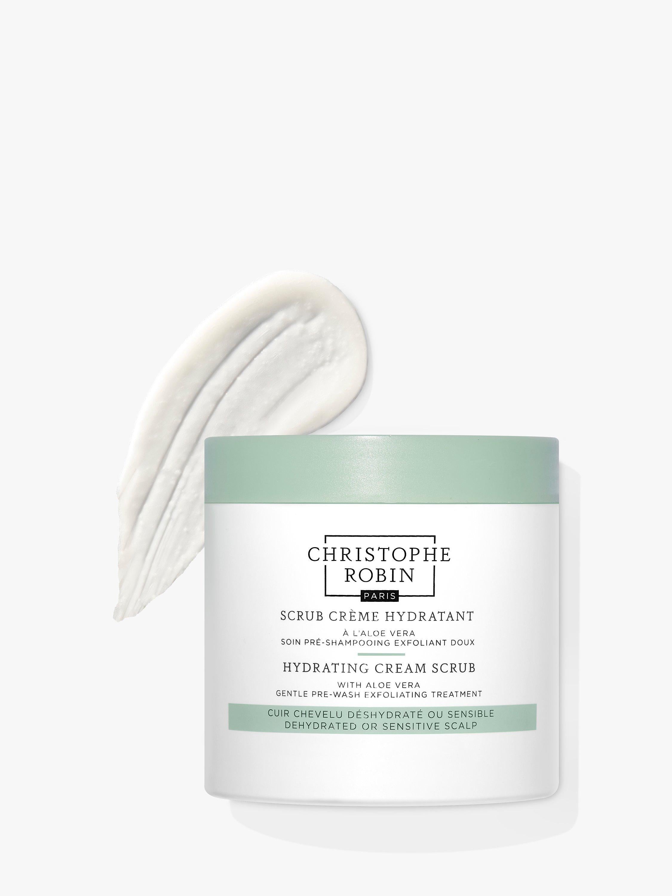 Christophe Robin hydrating cream scrub with aloe vera 250ml - British product
