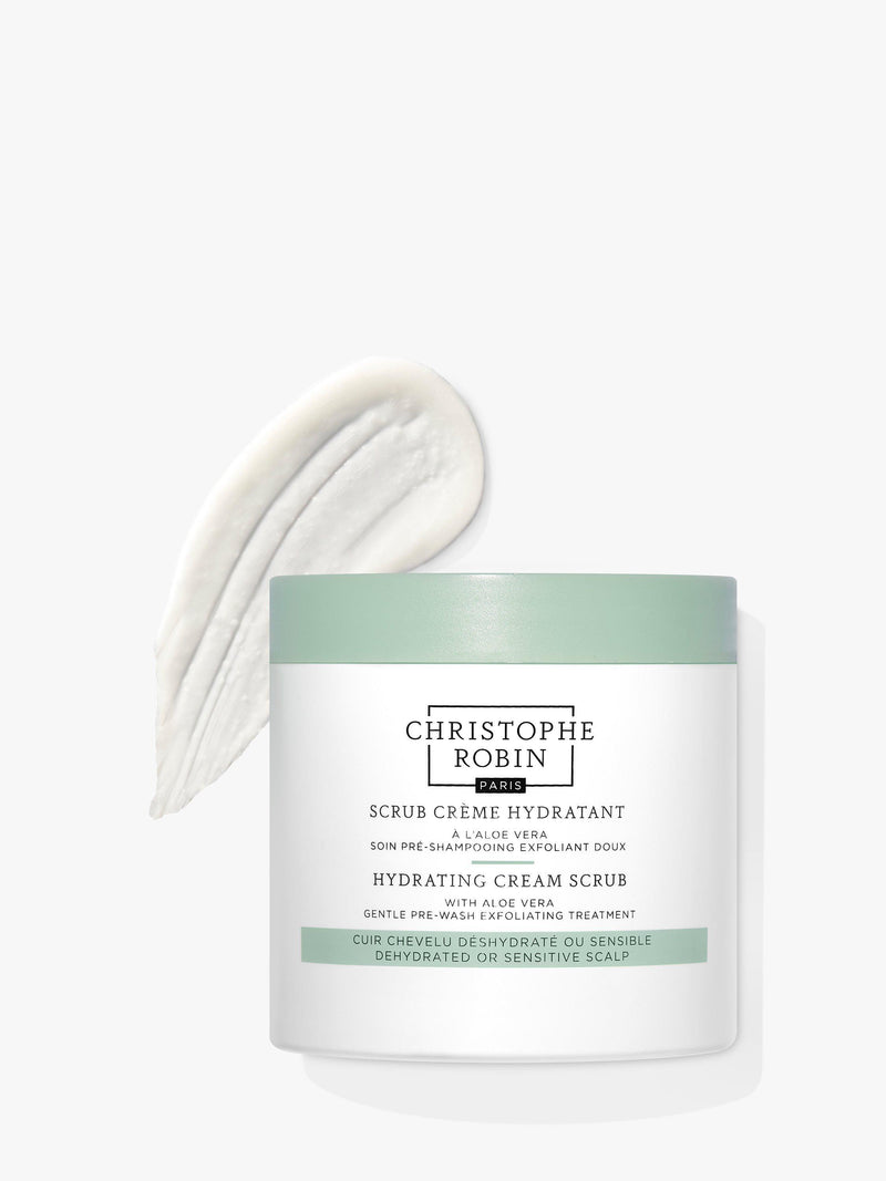 Christophe Robin hydrating cream scrub with aloe vera 250ml - British product