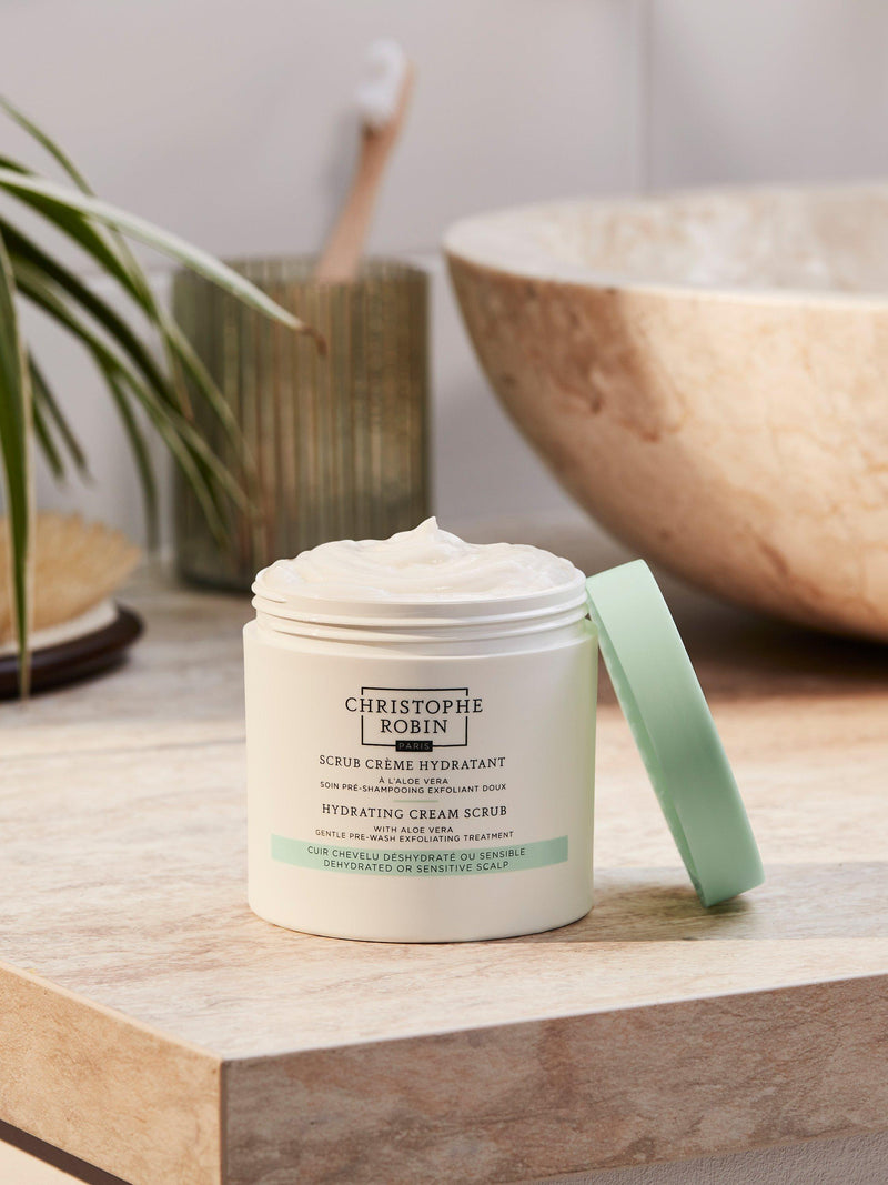 Christophe Robin hydrating cream scrub with aloe vera 250ml - British product
