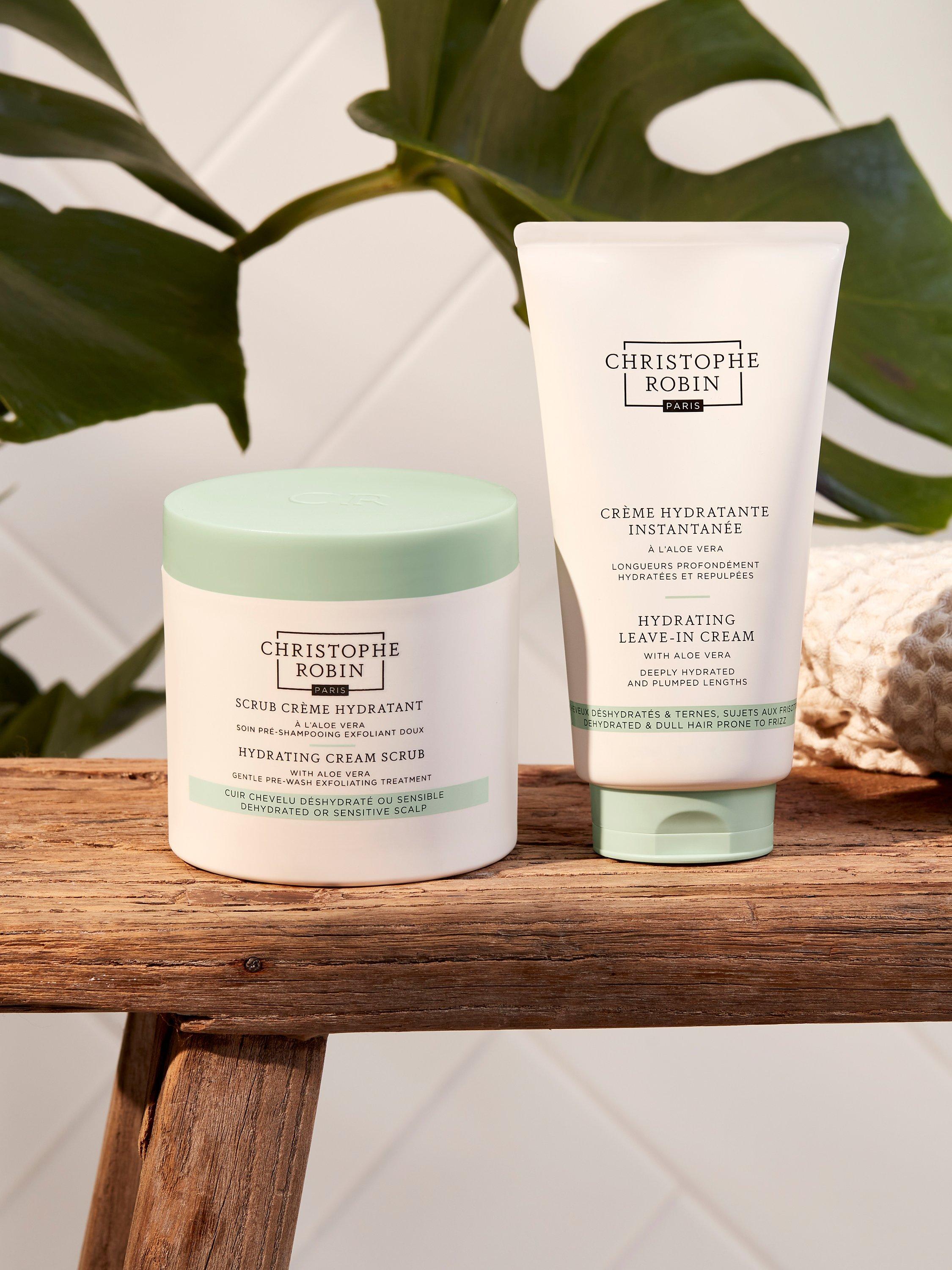Christophe Robin hydrating cream scrub with aloe vera 250ml - British product