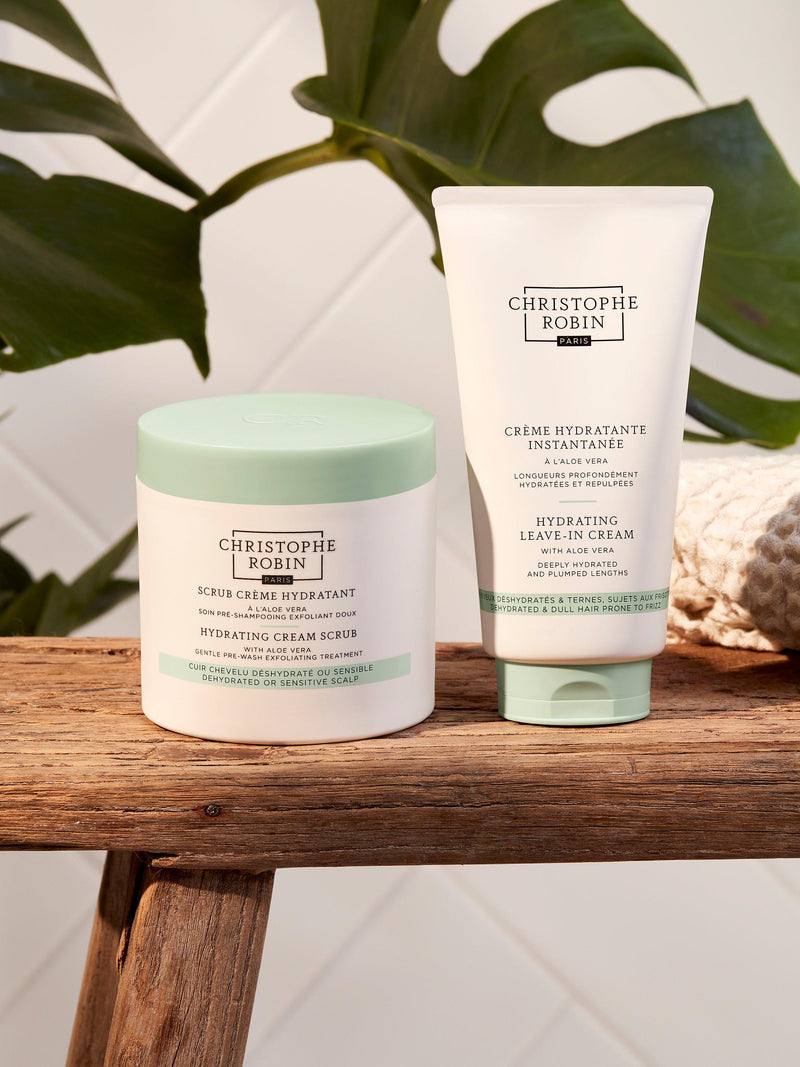 Christophe Robin hydrating cream scrub with aloe vera 250ml - British product