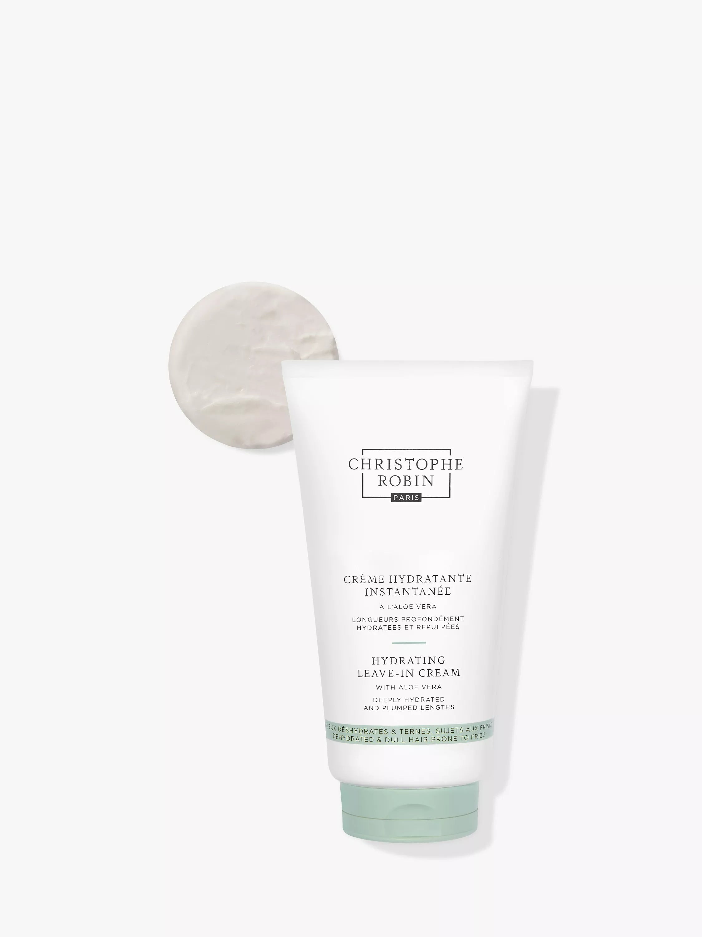 Christophe Robin Hydraring Leave-In Cream with Aloe Vera 150ml - British product