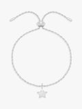Estella Bartlett star bracelet, silver plated, 17cm, imported from the UK