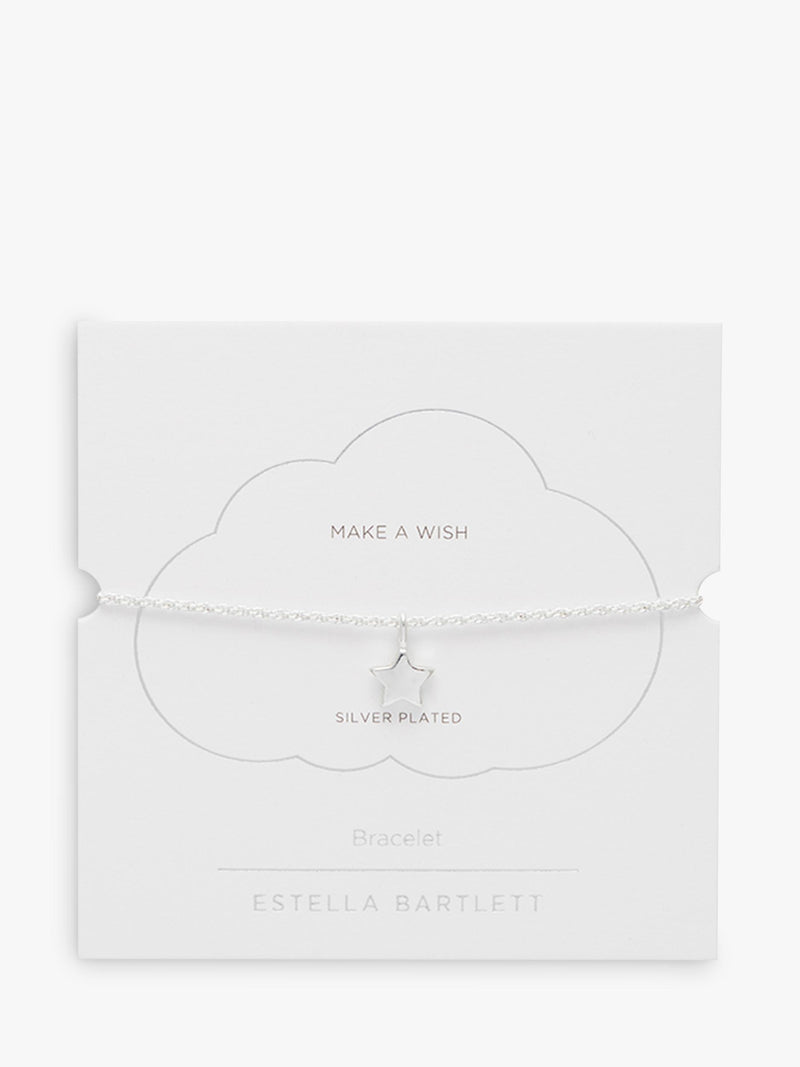 Estella Bartlett star bracelet, silver plated, 17cm, imported from the UK
