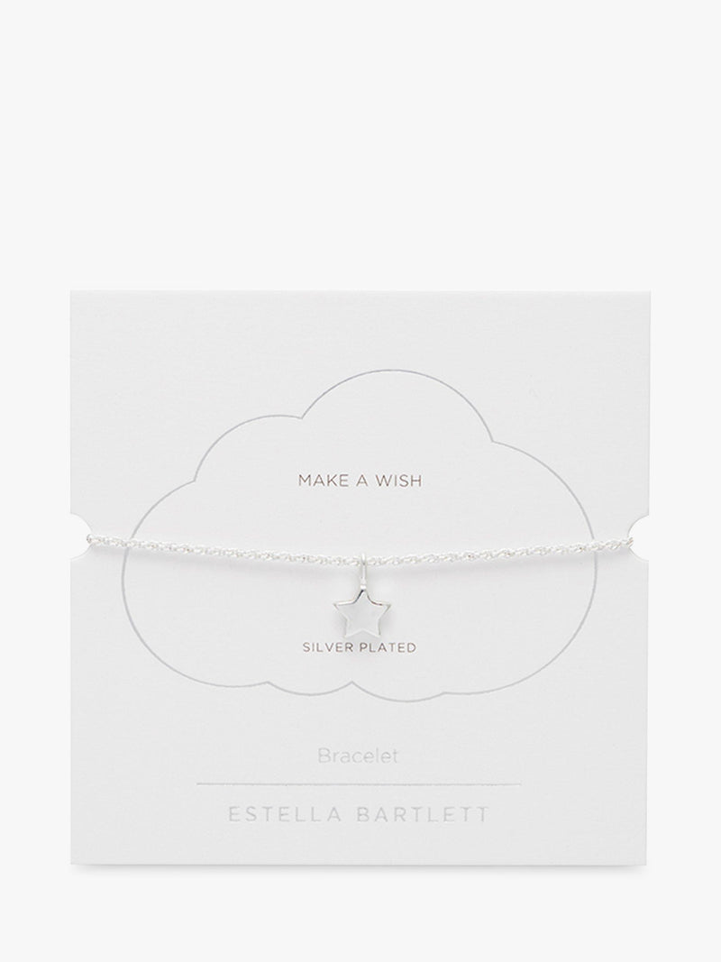 Estella Bartlett star bracelet, silver plated, 17cm, imported from the UK
