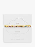 Estella Bartlett Coco Tourmaline beaded bracelets pack of 2 gold/multi - British product
