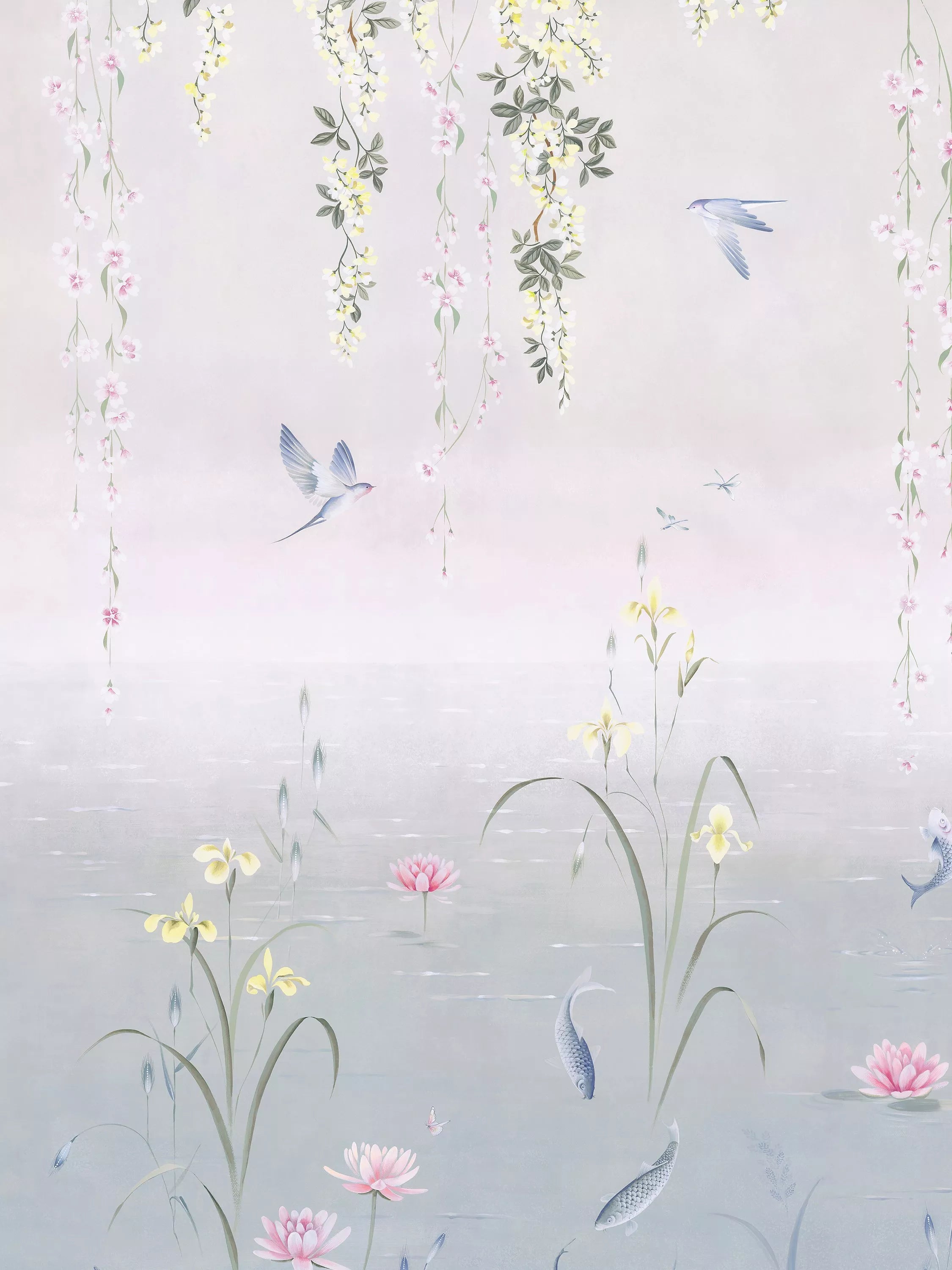 Sanderson Water Garden Wallpaper (British brand)
