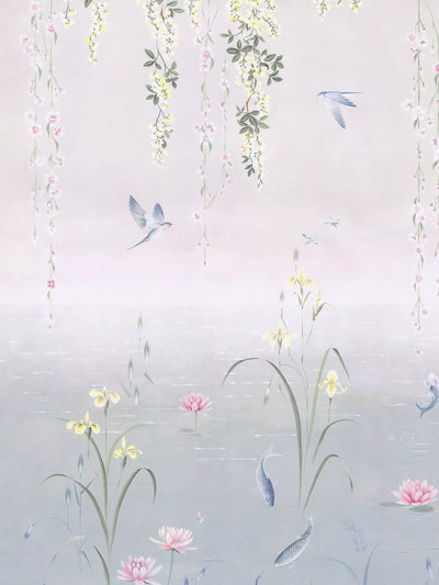 Papier peint à motifs Water Garden John Lewis Sanderson - Acheter en ligne chez McGrocer