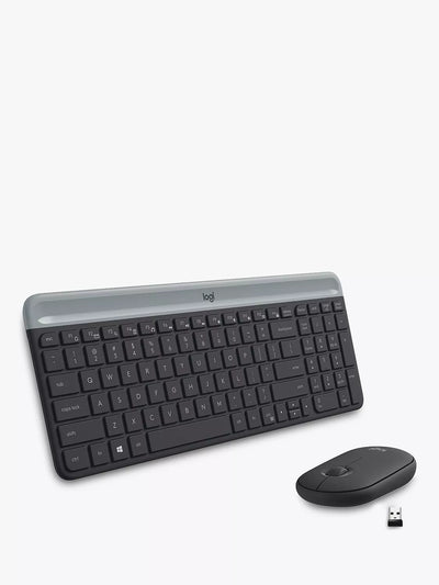 John Lewis Logitech MK470 Black Wireless Keyboard and Mouse- Buy online at McGrocer