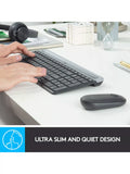 Logitech MK470 wireless keyboard and mouse black - British product