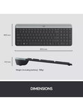 Logitech MK470 wireless keyboard and mouse black - British product