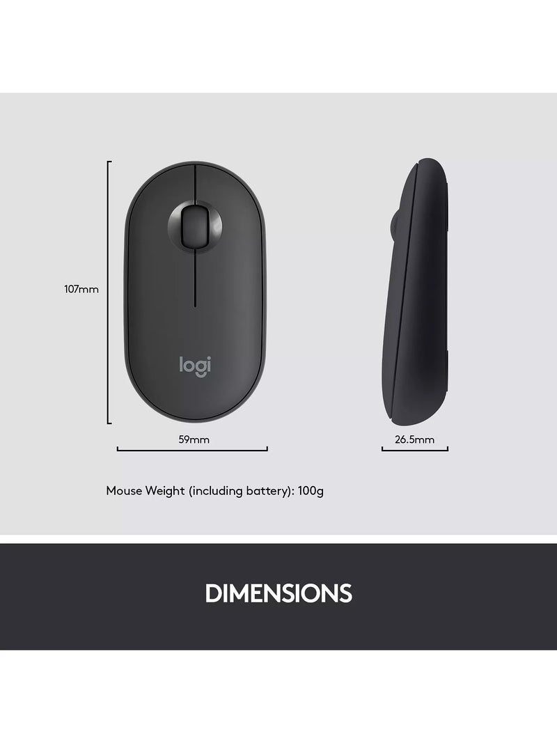 Logitech MK470 wireless keyboard and mouse black - British product