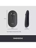 Logitech MK470 wireless keyboard and mouse black - British product