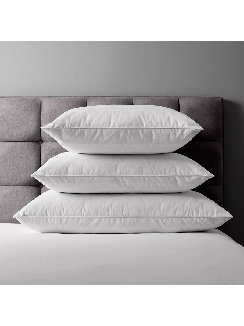 John Lewis goose feather down kingsize pillow medium, UK version