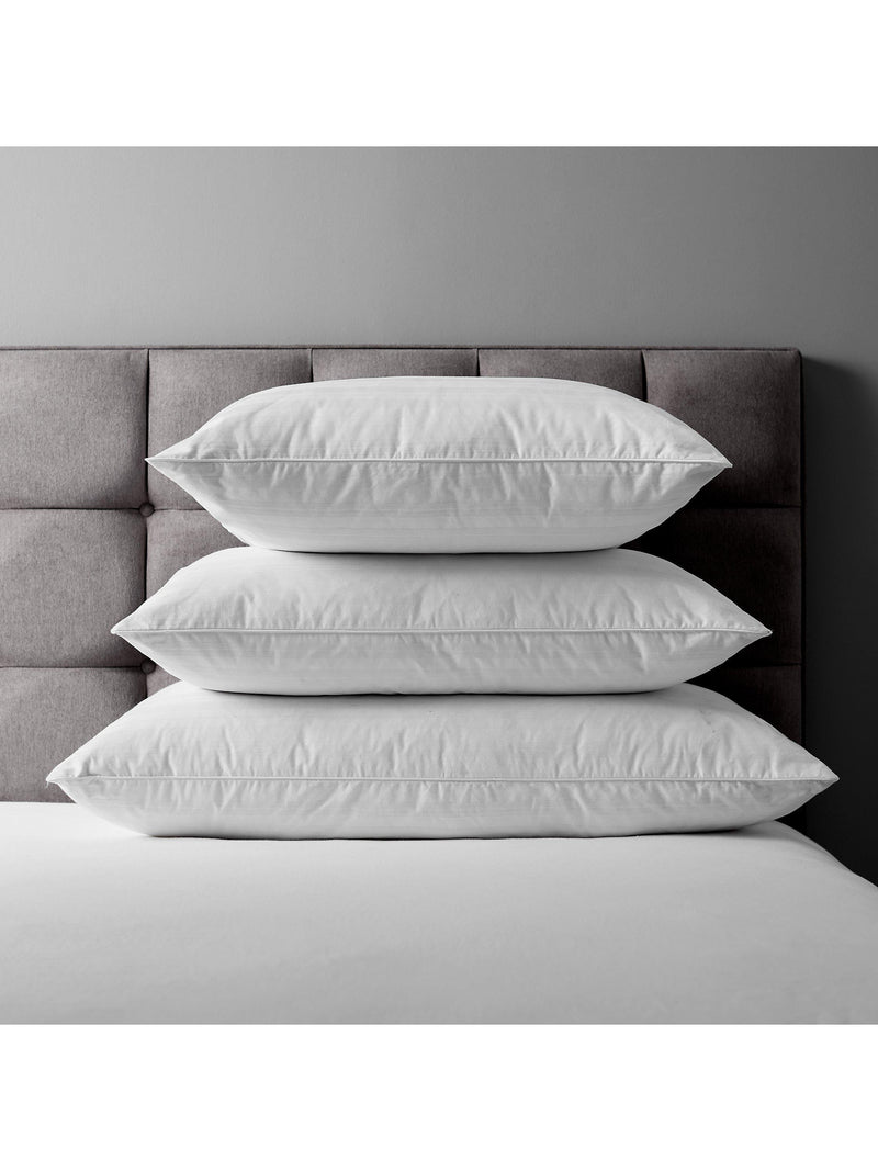 John Lewis goose feather down kingsize pillow medium, UK version