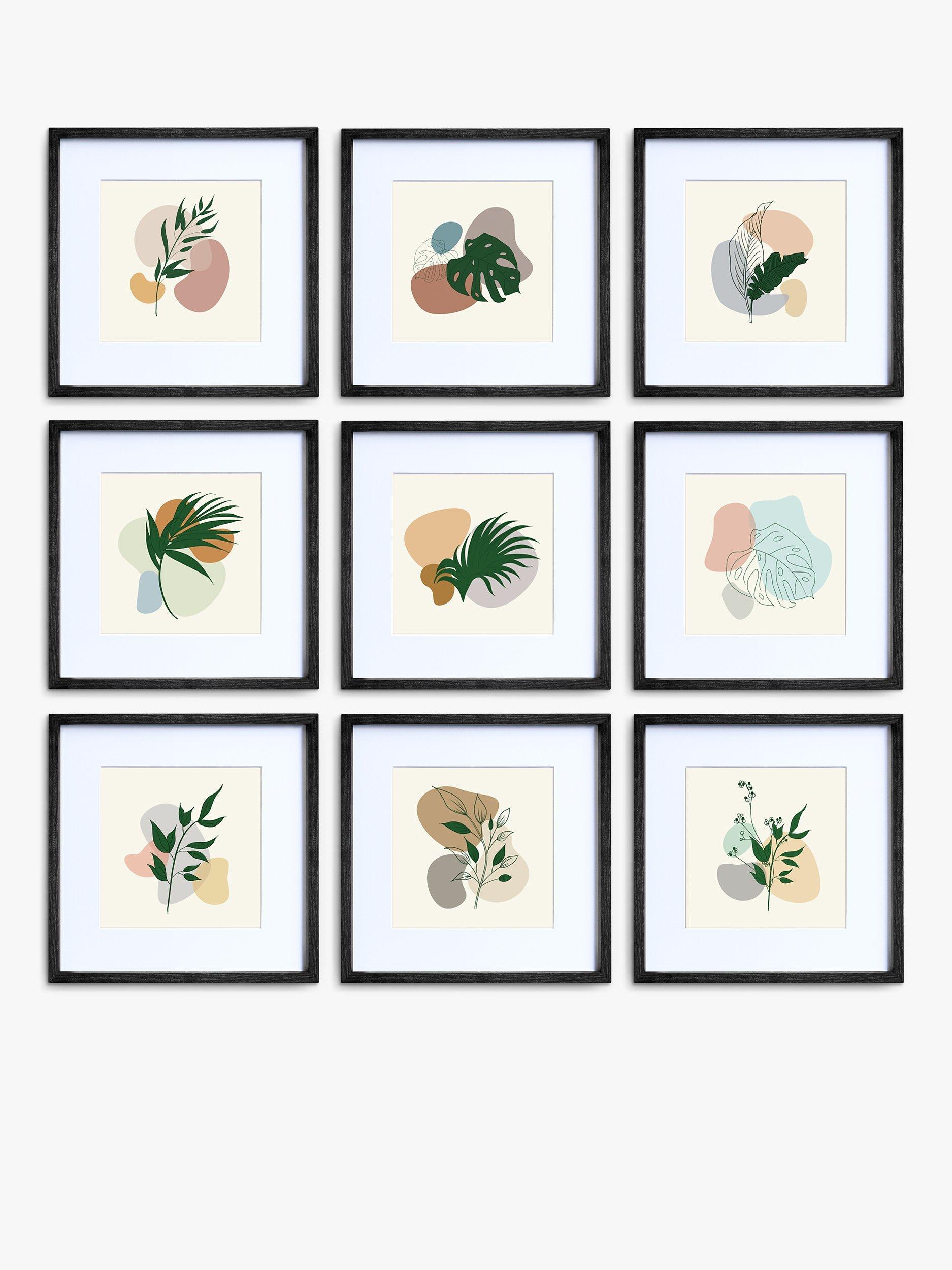 nielsen Gallery 9-photo frames black 8x8 inch, imported from the UK